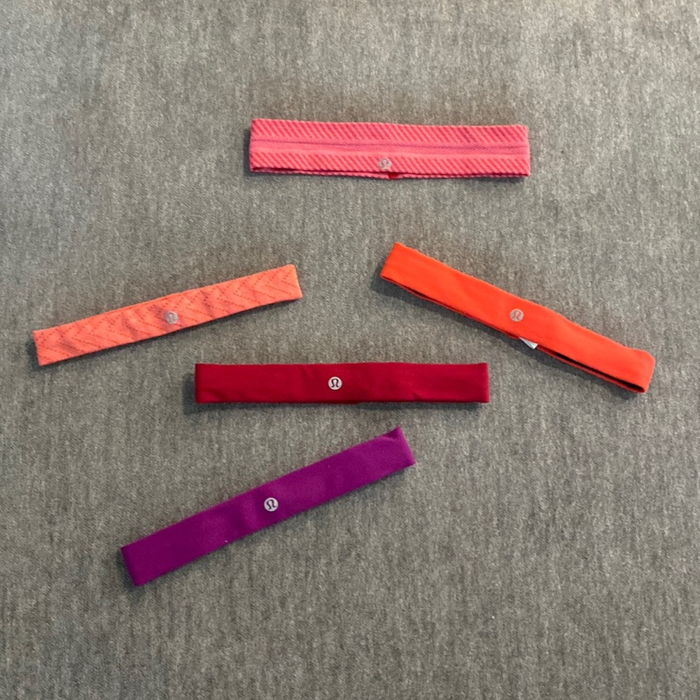 Assorted lululemon headbands